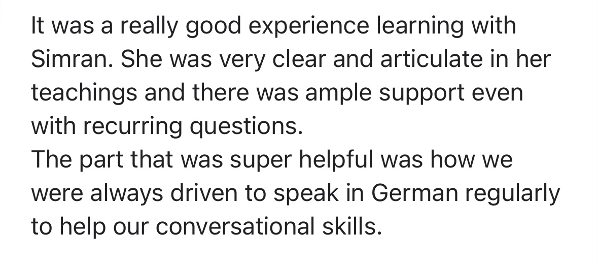 Student Feedback