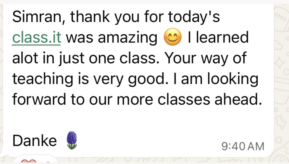 Student Feedback